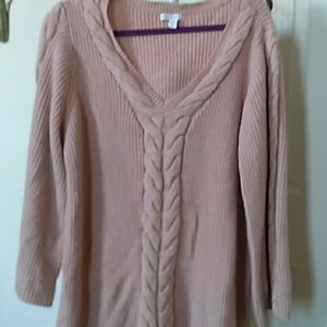 Gorgeous soft pink 3x sweater